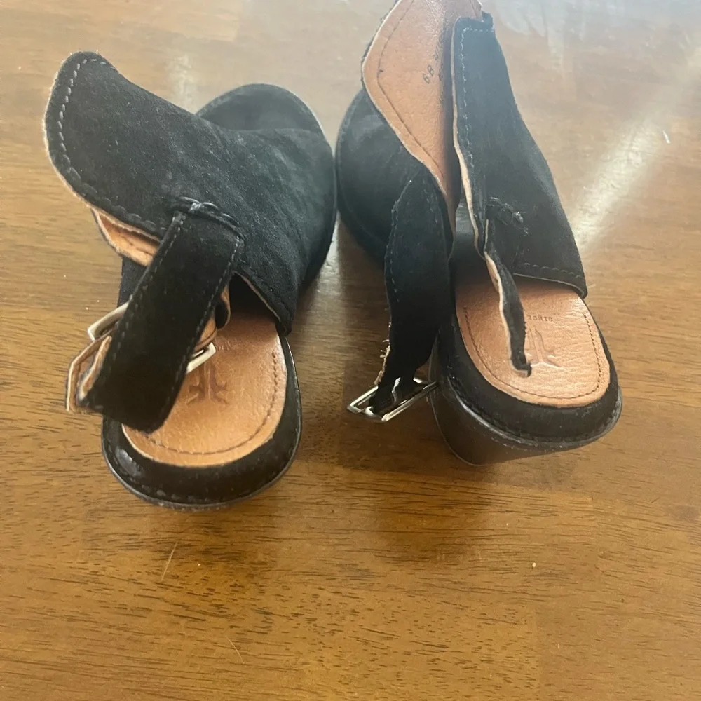 Frye Black Women's Suede Shoes - Picture 2 of 8